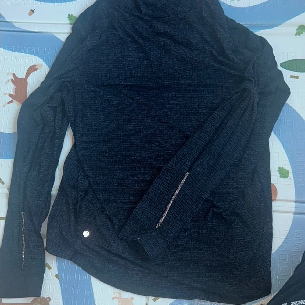 Lululemon Heathered Black Hoodie - Picture 3 of 4